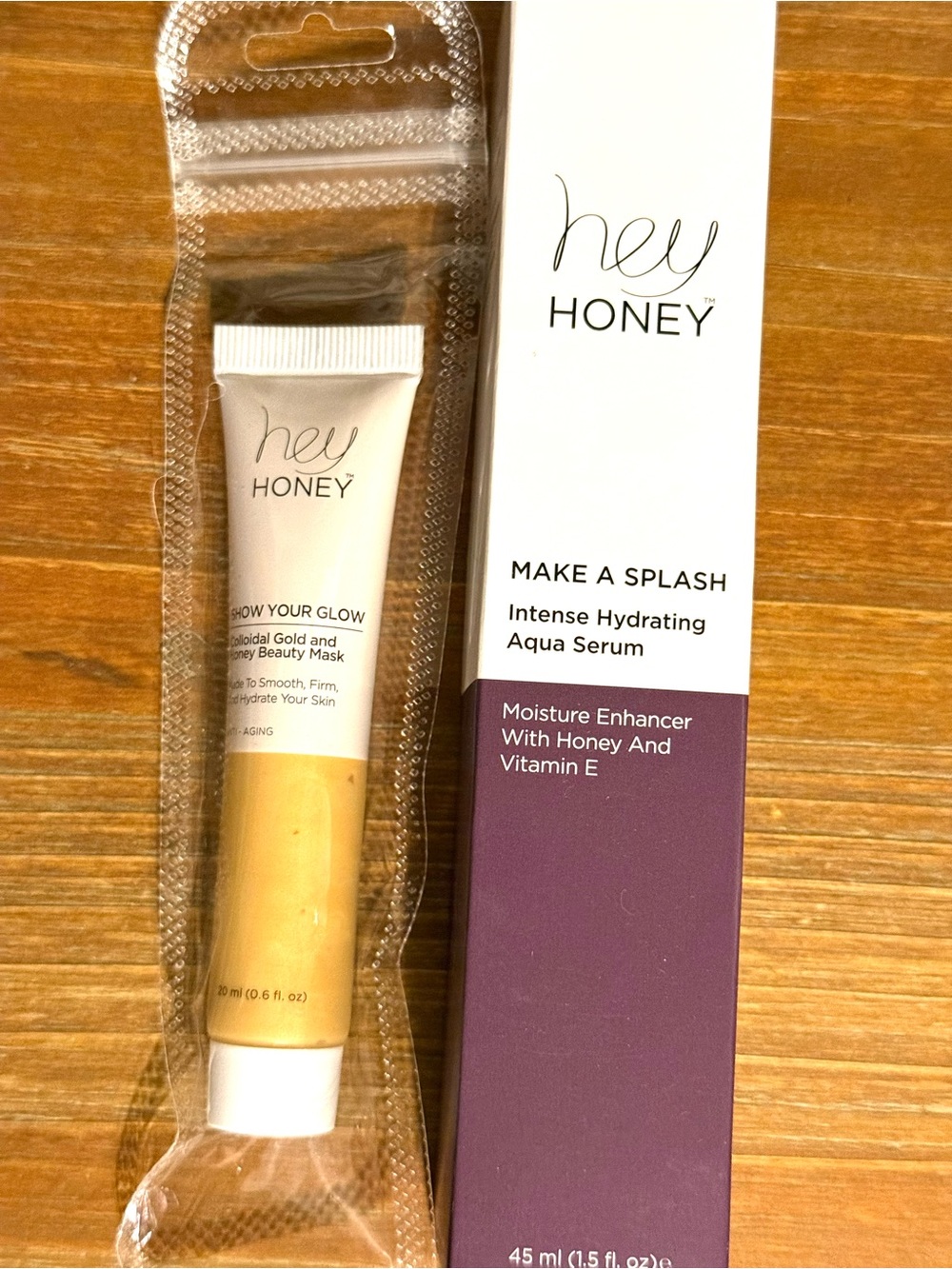 Hey Honey Set- Make A Splash Intense Hydrating Aqua Serum & Beauty Mask